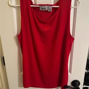 Chico's Vibrant Red Tank Top